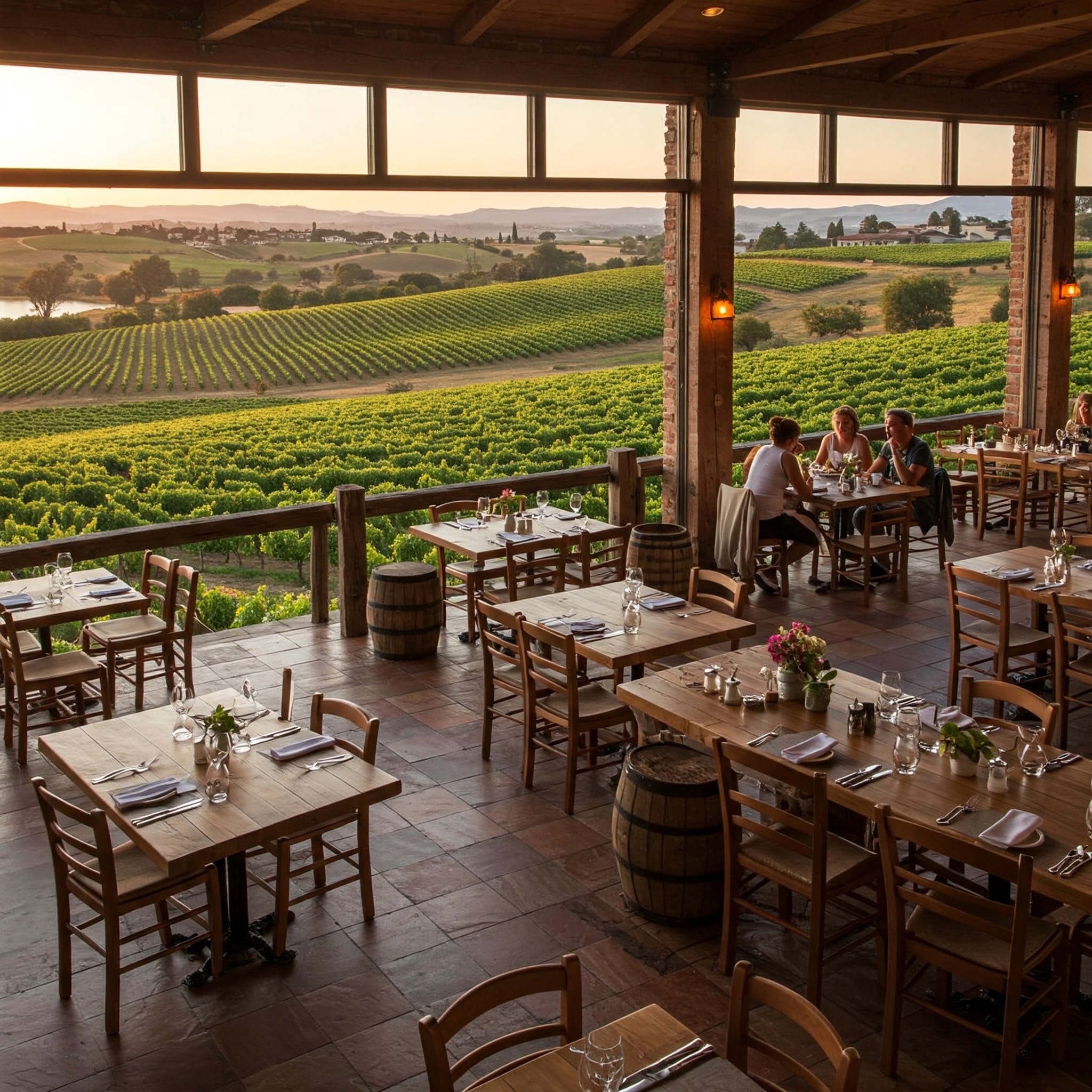 Restaurant at a winery