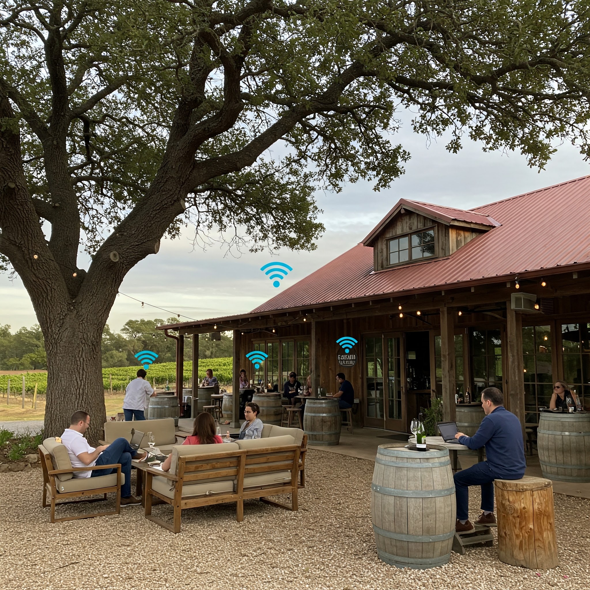 Wifi at a winery