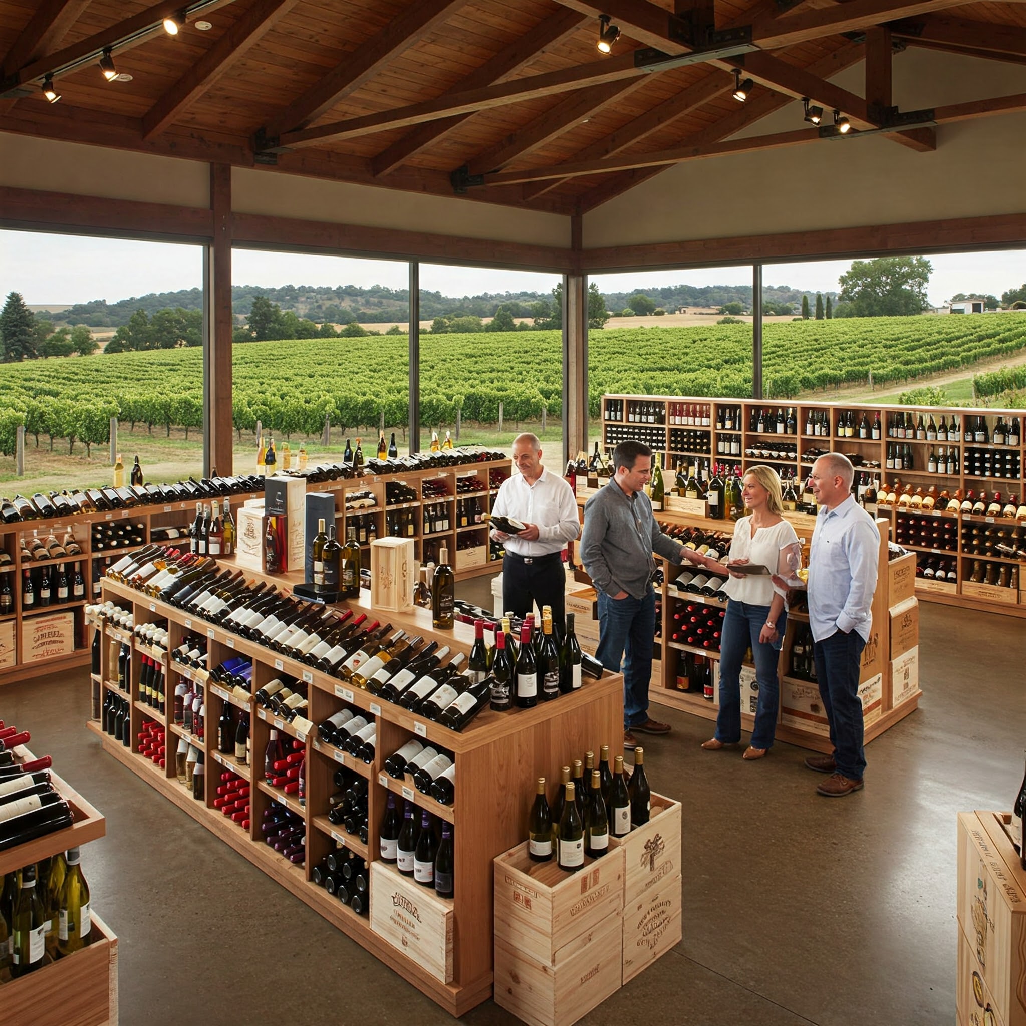 Wine Store at a winery